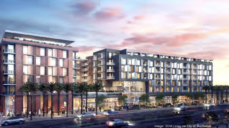 Hazel & Azure project across from Scottsdale Fashion Square received approval from City Council on Sep. 20, 2022. 