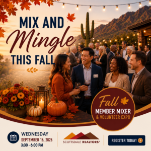 Fall Member Mixer & Volunteer Expo @ Scottsdale Realtors® | Venue 8600